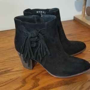 Black Suede Ankle Boots